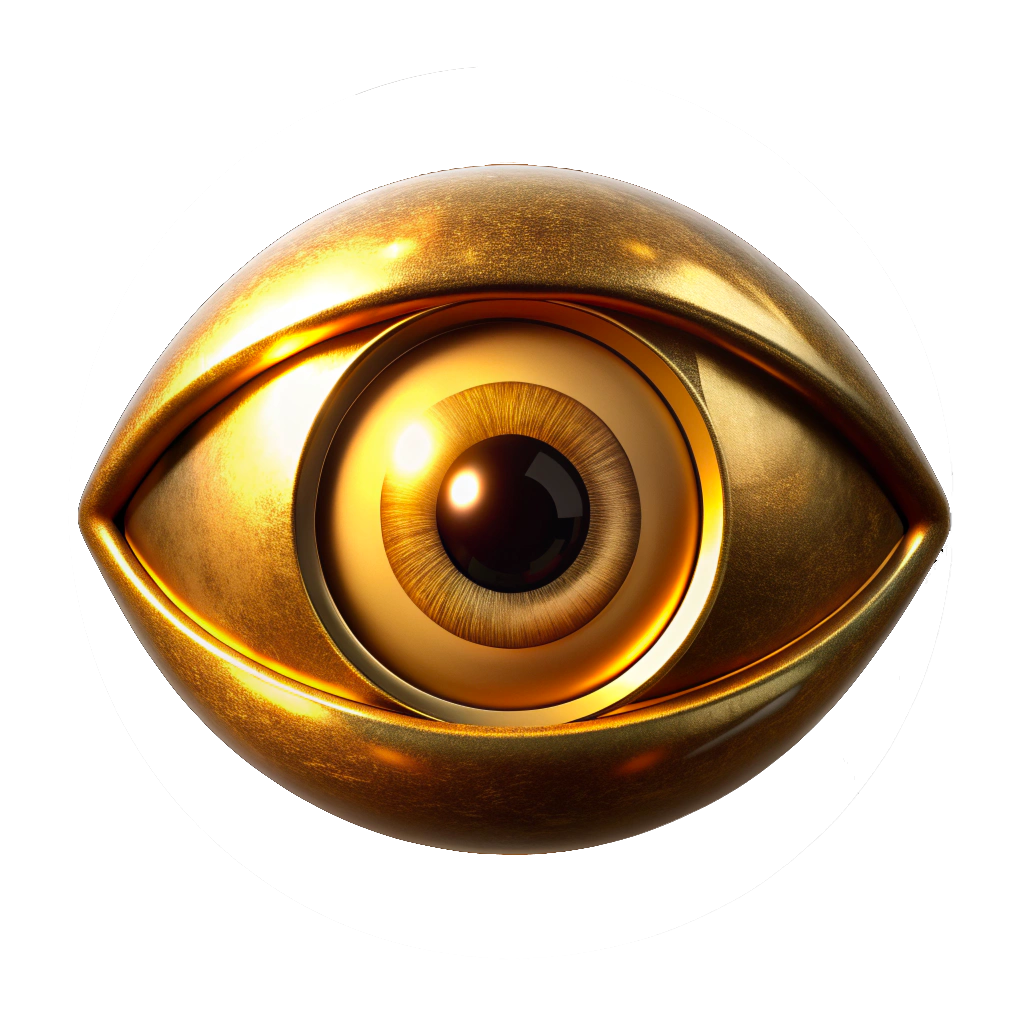 image of a gold eye
